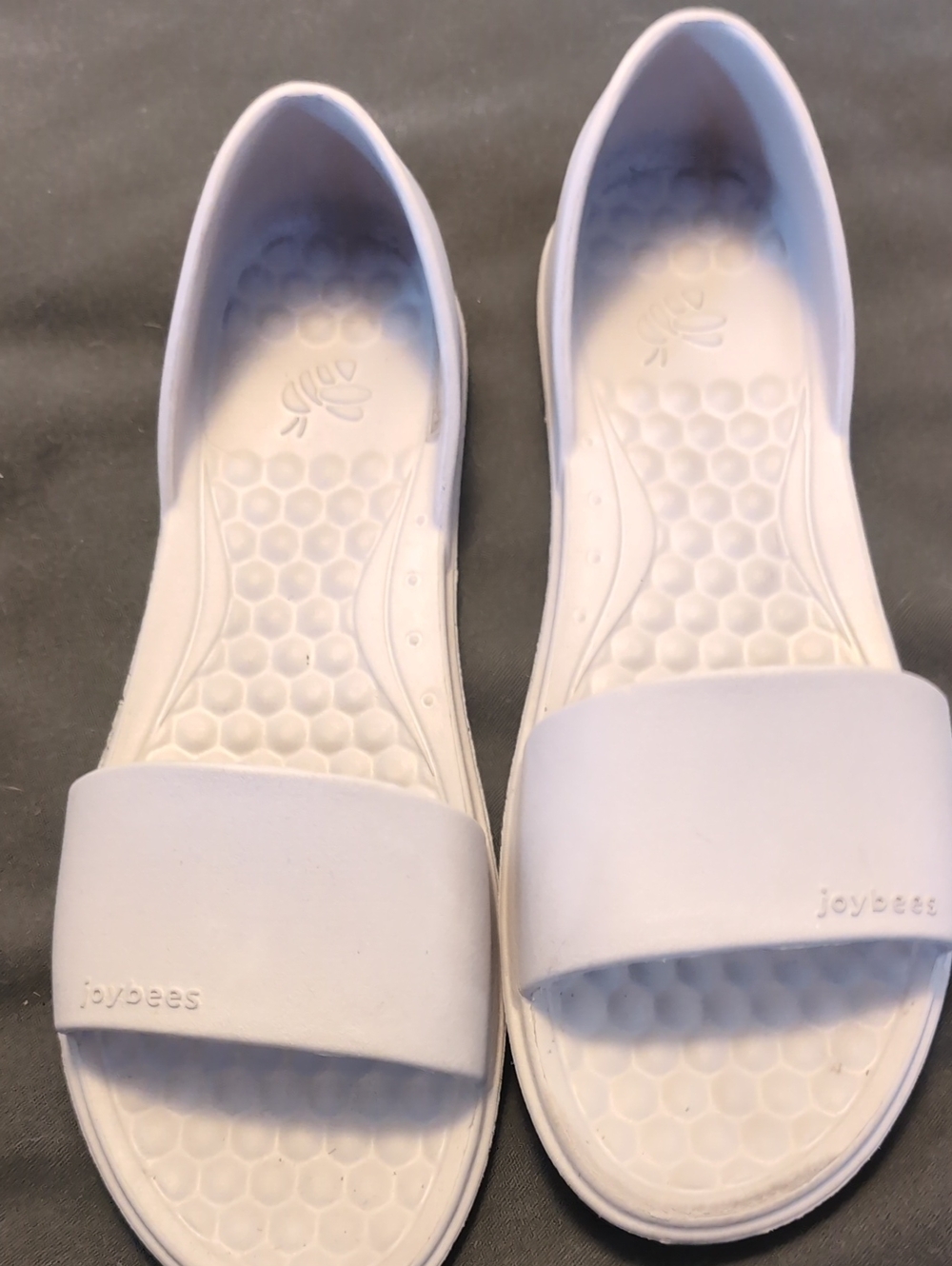 Women’s White Slide Sandals